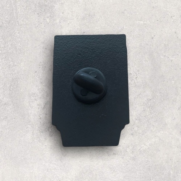 3/$18 NEW Cat Sleeping Window Sill Scene Neon Enamel Pin Brooch - Picture 2 of 3